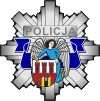 Gwiazda policji z herbem miasta