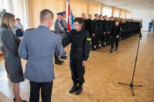 ślubowanie policjantów