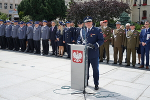 Przemówienie Zastępcy Komendanta Głównego Policji.