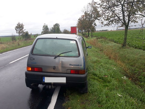 Cinquecento, którym kierował pijany 63-latek