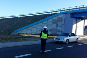 Policjant RD zatrzymał audi do kontroli