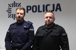 Policjanci, którzy uratowali desperata