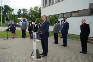 Wicewojewoda Kujawsko-Pomorski P. Józef Ramlau podczas przemówienia.