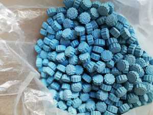 Niebieskie tabletki.