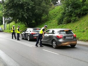 Trzech policjantów RD prowadzi kontrole