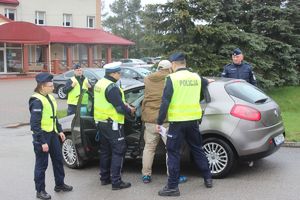 Zatrzymanie przez policjantów.