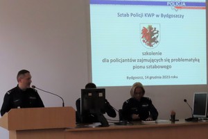 Szkolenie funkcjonariuszy zajmujących się problematyką pionu sztabowego