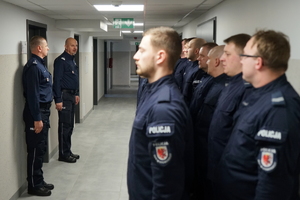 symboliczne otwarcie siedziby we Włocławku policjantów III kompanii Oddziału Prewencji Policji w Bydgoszczy