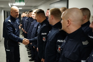 symboliczne otwarcie siedziby we Włocławku policjantów III kompanii Oddziału Prewencji Policji w Bydgoszczy