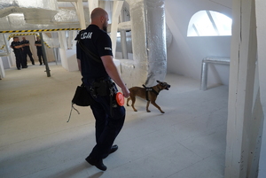 w eliminacjach biorą udział przewodnicy wraz z psami służbowymi kategorii do wyszukiwania zapachów narkotyków oraz do wyszukiwania zapachów materiałów wybuchowych z komend miejskich i powiatowych policji garnizonu kujawsko pomorskiego