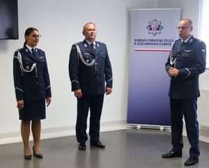 Zbiórka w komendzie policji w Aleksandrowie Kujawskim.