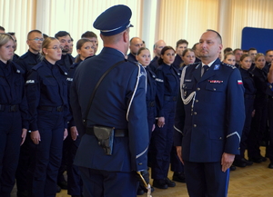 uroczystość ślubowania policjantów