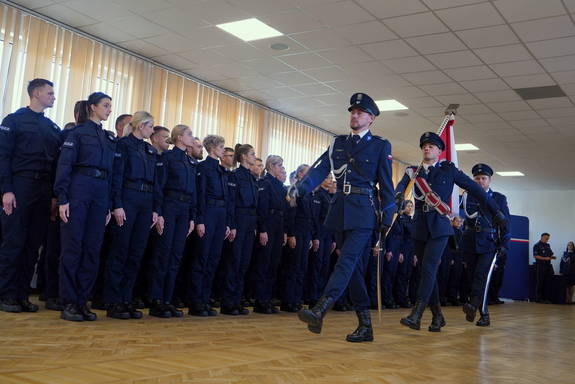 uroczystość ślubowania policjantów