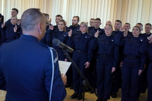 uroczystość ślubowania policjantów