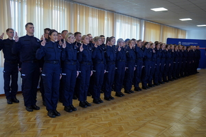 uroczystość ślubowania policjantów