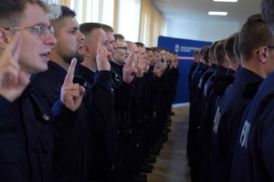 uroczystość ślubowania policjantów