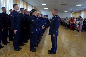 uroczystość ślubowania policjantów