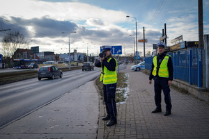 Policjanci na drogach.