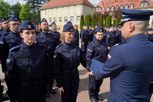 Ślubowanie policjantów w kujawsko-pomorskiem