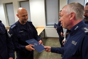 Eliminacje wojewódzkie do X Ogólnopolskich Zawodów Ratowników Policyjnych z Kwalifikowanej Pierwszej Pomocy. Komendant gratuluje zwycięzcom