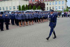Policjanci podczas ślubowania