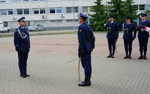 Policjanci podczas ślubowania