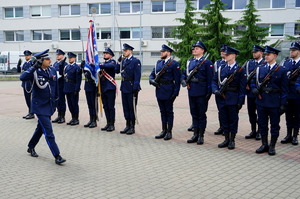 Policjanci podczas ślubowania