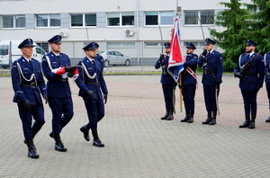 Policjanci podczas ślubowania