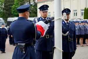 Policjanci podczas ślubowania