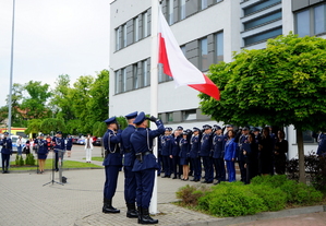 Policjanci podczas ślubowania