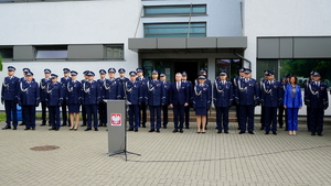 Policjanci podczas ślubowania