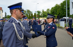 Policjanci podczas ślubowania