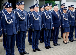 Policjanci podczas ślubowania