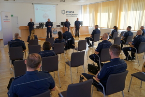 policjanci biorą udział w konkursie Rzeczników Dyscyplinarnych