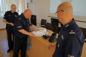 policjanci biorą udział w konkursie Rzeczników Dyscyplinarnych