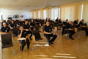 policjanci biorą udział w konkursie Rzeczników Dyscyplinarnych
