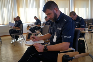 policjanci biorą udział w konkursie Rzeczników Dyscyplinarnych