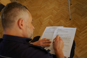 policjanci biorą udział w konkursie Rzeczników Dyscyplinarnych