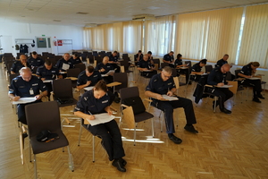 policjanci biorą udział w konkursie Rzeczników Dyscyplinarnych