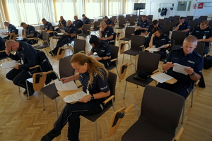 policjanci biorą udział w konkursie Rzeczników Dyscyplinarnych
