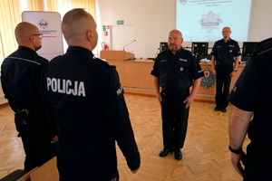 policjanci biorą udział w konkursie Rzeczników Dyscyplinarnych
