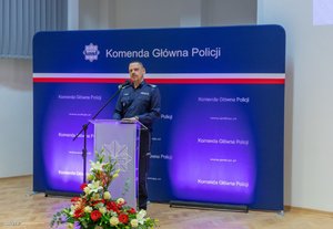 Policjanci podczas konkursu.