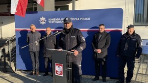 Przemówienie Komendanta Wojewódzkiego Policji w Bydgoszczy