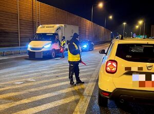Działania na drodze w związku z akcją "Trzeźwa autostrada"