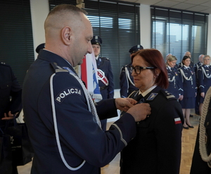 Pożegnanie policjantów odchodzących na emeryturę