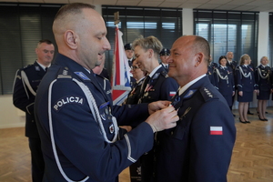 Pożegnanie policjantów odchodzących na emeryturę