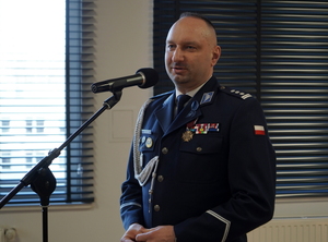 Pożegnanie policjantów odchodzących na emeryturę