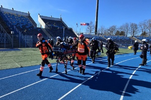 Szkolenie policjantów Oddziału Prewencji Policji w Bydgoszczy