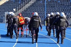 Szkolenie policjantów Oddziału Prewencji Policji w Bydgoszczy