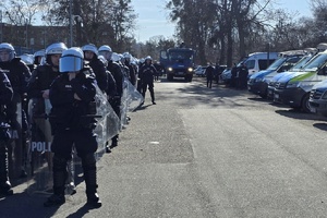 Szkolenie policjantów Oddziału Prewencji Policji w Bydgoszczy